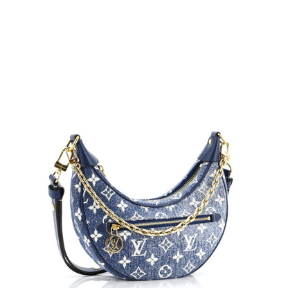 Louis Vuitton Loop Handbag Monogram Jacquard Denim