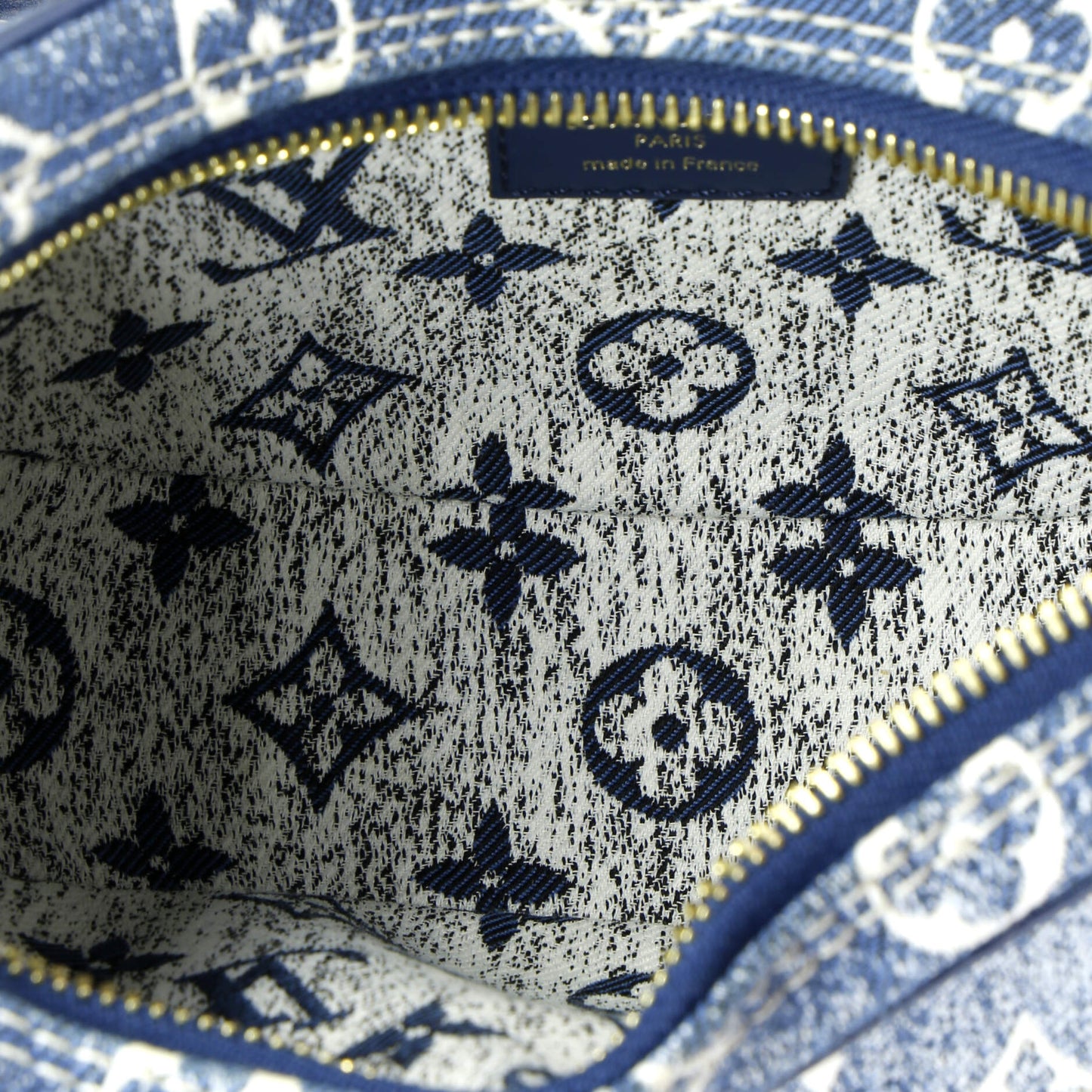 Louis Vuitton Loop Handbag Monogram Jacquard Denim