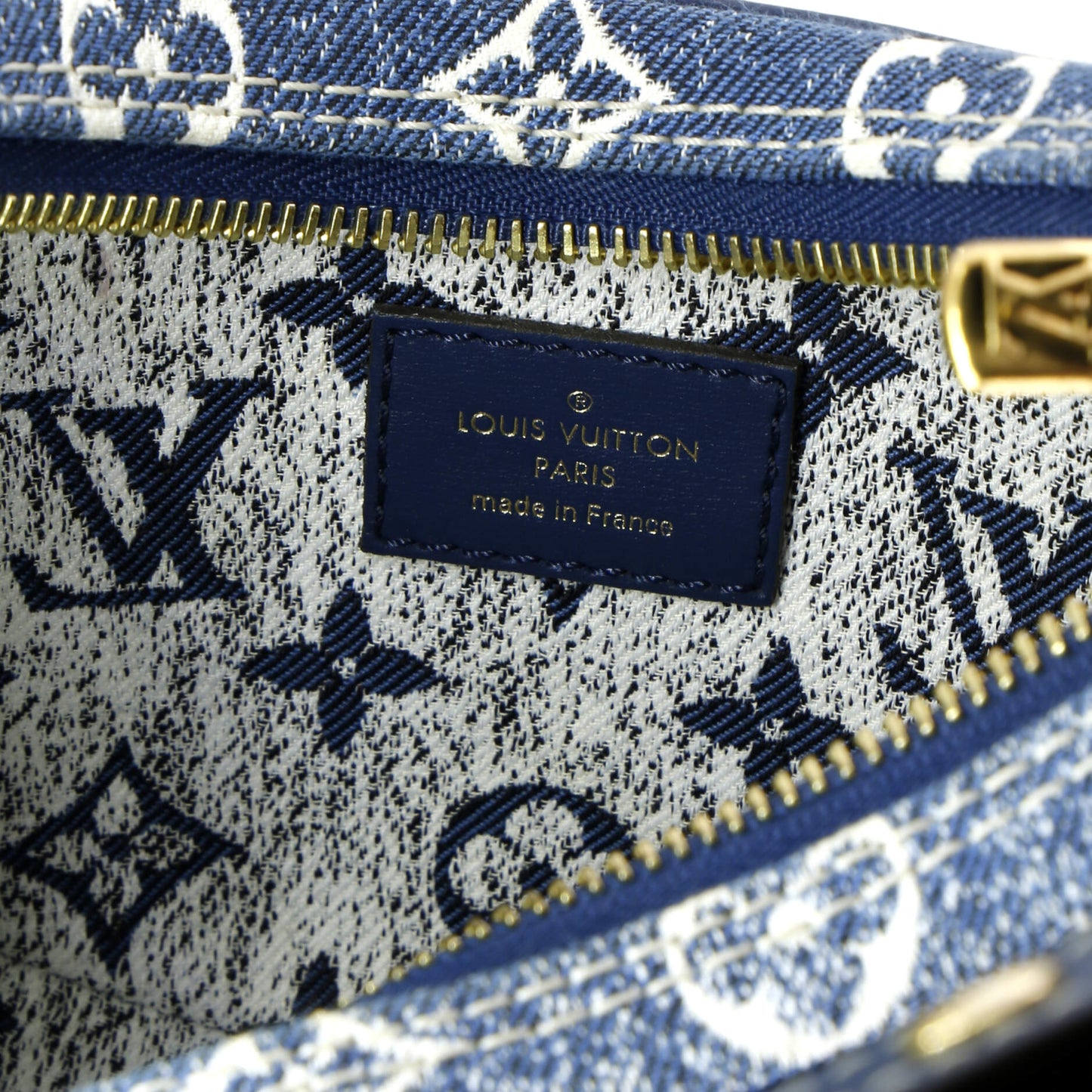 Louis Vuitton Loop Handbag Monogram Jacquard Denim