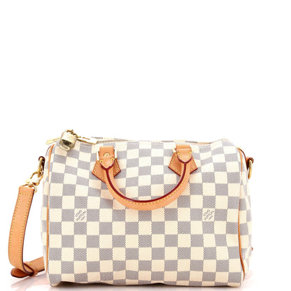 Louis Vuitton Speedy Bandouliere Bag Damier 25