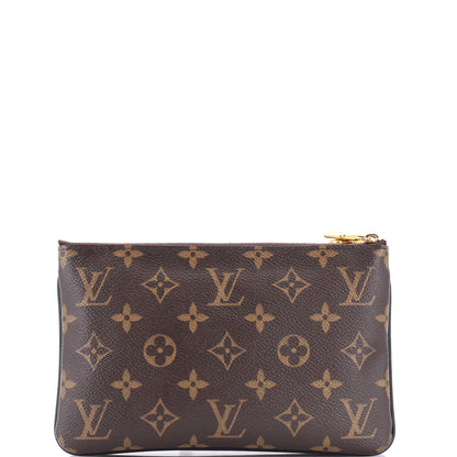 Louis Vuitton Double Zip Pochette Reverse Monogram Giant