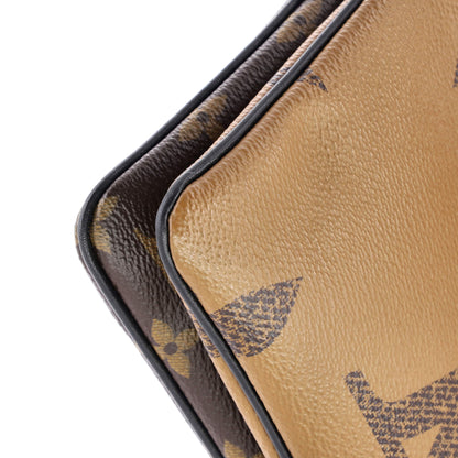 Louis Vuitton Double Zip Pochette Reverse Monogram Giant