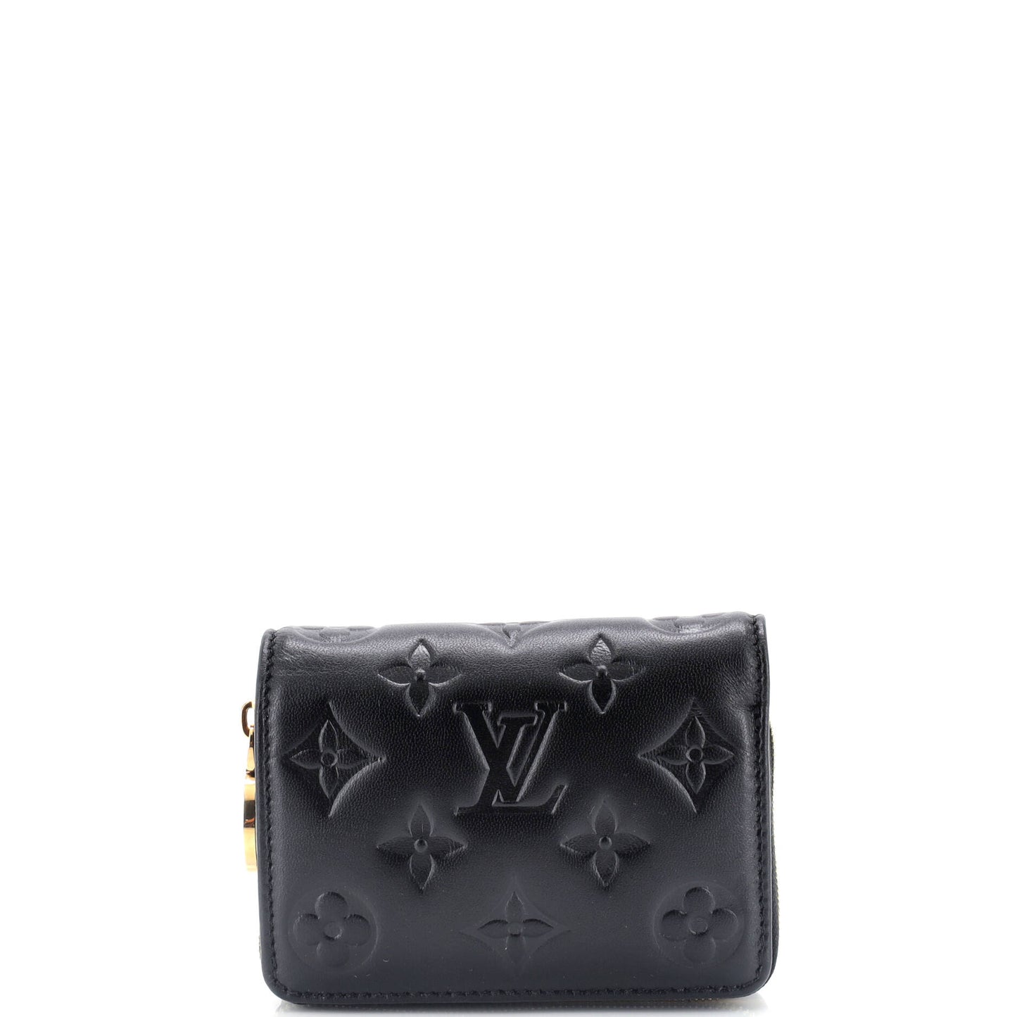 Louis Vuitton Coussin Lou Wallet Monogram Embossed Lambskin