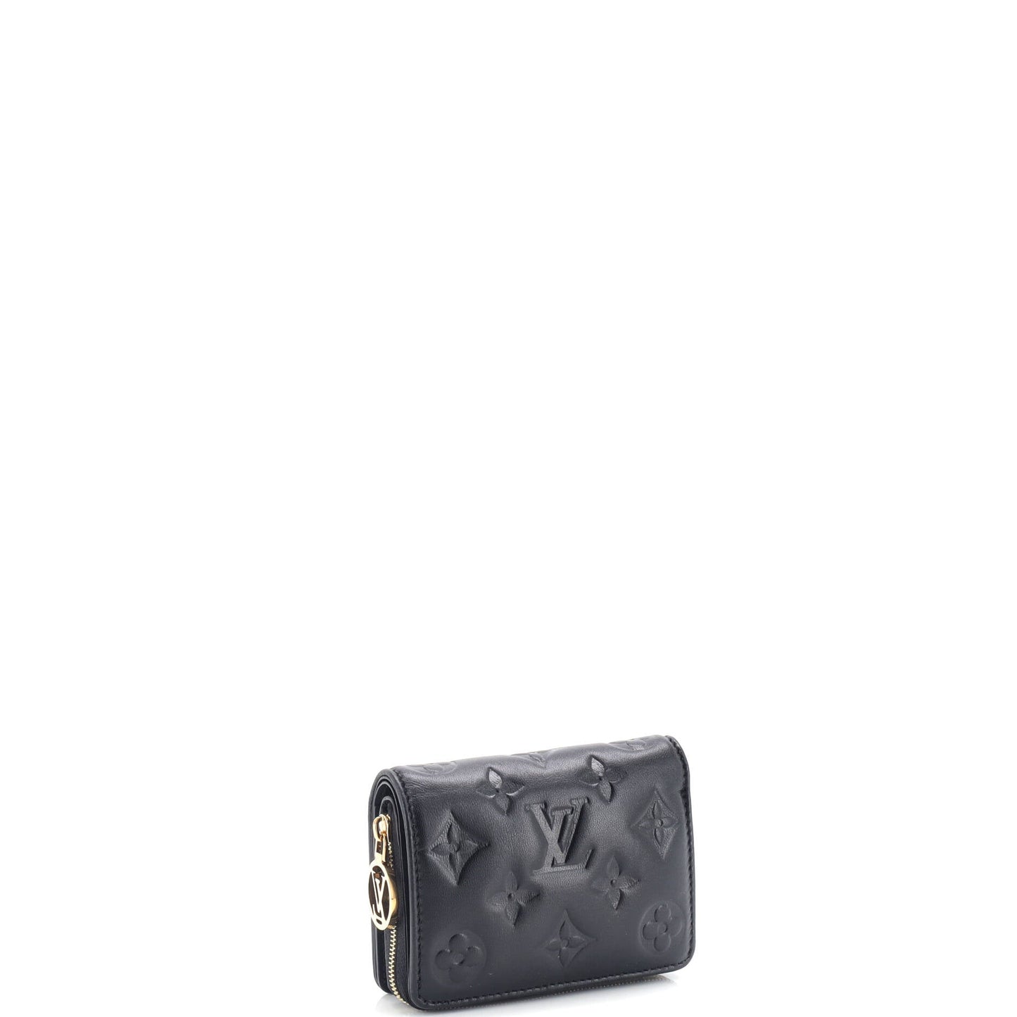 Louis Vuitton Coussin Lou Wallet Monogram Embossed Lambskin