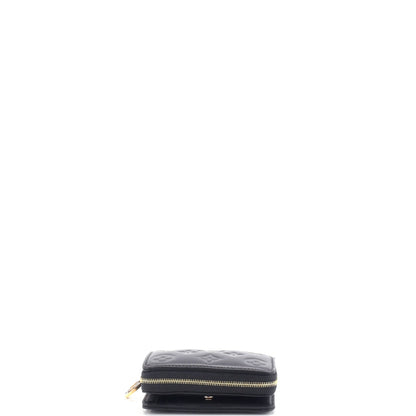 Louis Vuitton Coussin Lou Wallet Monogram Embossed Lambskin