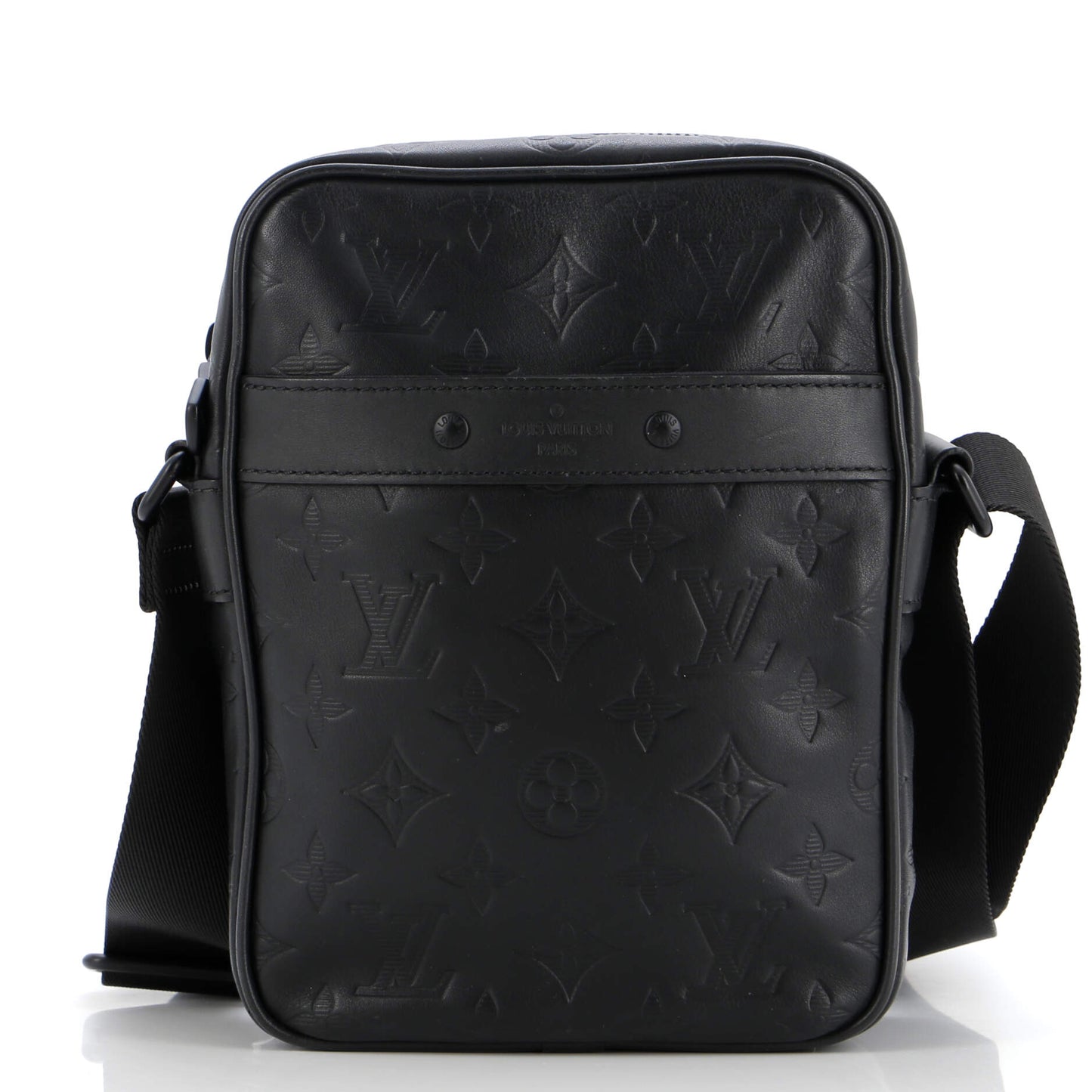 Louis Vuitton Danube Handbag Monogram Shadow Leather PM