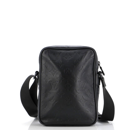 Louis Vuitton Danube Handbag Monogram Shadow Leather PM