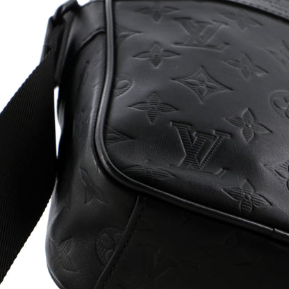 Louis Vuitton Danube Handbag Monogram Shadow Leather PM