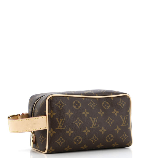 Louis Vuitton Locker Dopp Kit Monogram Canvas