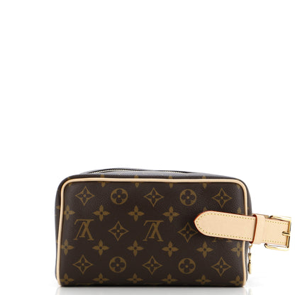 Louis Vuitton Locker Dopp Kit Monogram Canvas