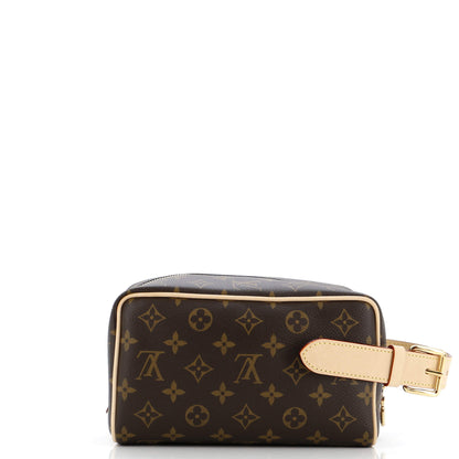 Louis Vuitton Locker Dopp Kit Monogram Canvas