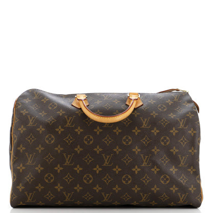 Louis Vuitton Speedy Handbag Monogram Canvas 40