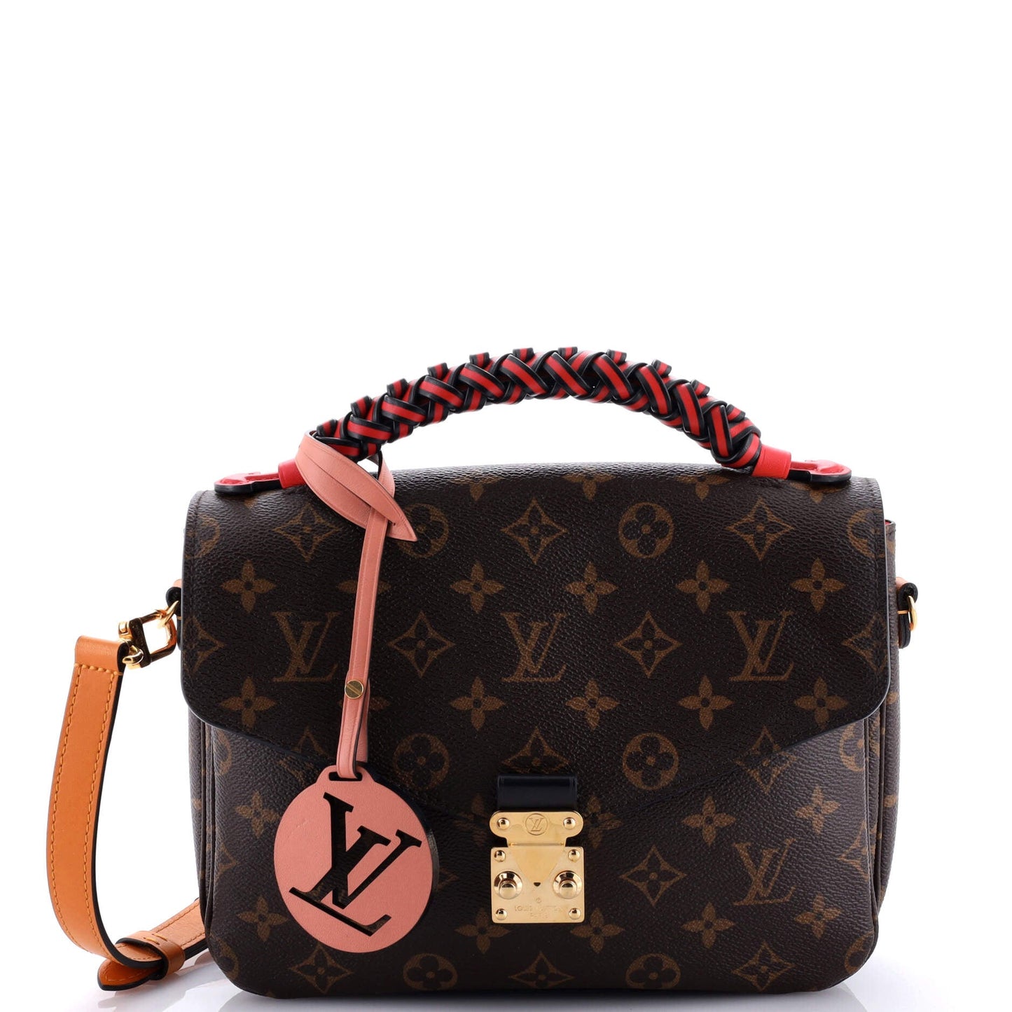 Louis Vuitton Braided Handle Pochette Metis Monogram Canvas