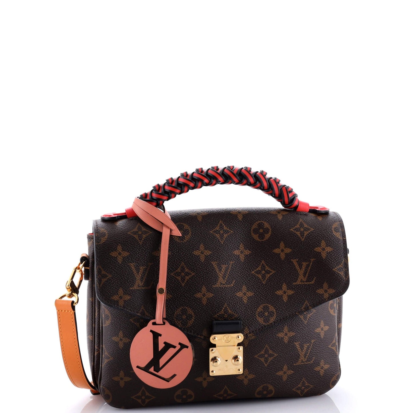 Louis Vuitton Braided Handle Pochette Metis Monogram Canvas