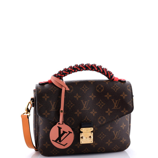 Louis Vuitton Braided Handle Pochette Metis Monogram Canvas