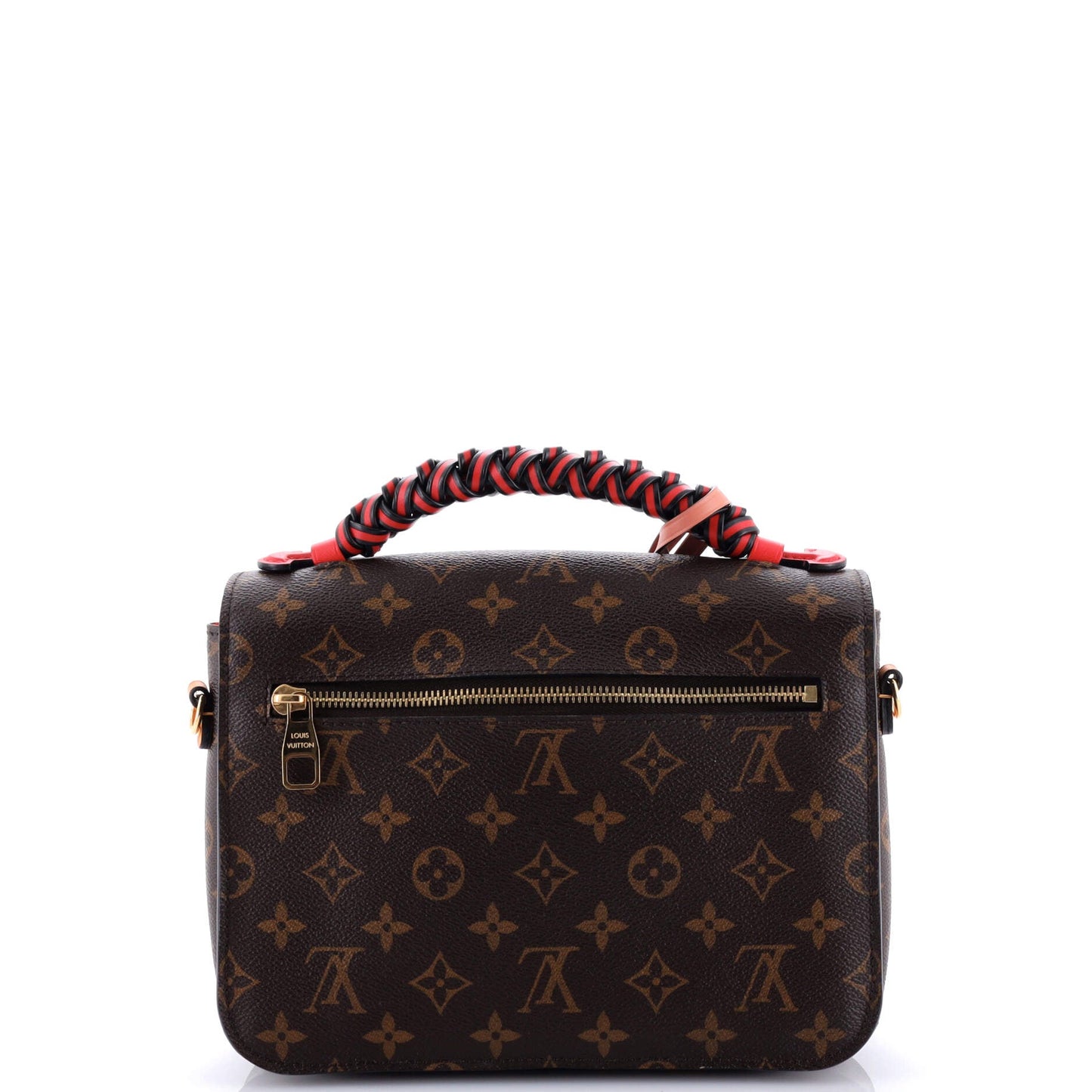 Louis Vuitton Braided Handle Pochette Metis Monogram Canvas