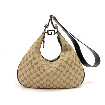 Gucci Monogram Canvas Convertible Hobo Bag