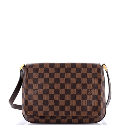 Louis Vuitton Musette Tango Handbag Damier