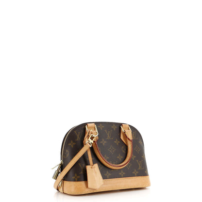 Louis Vuitton Alma Handbag Monogram Canvas BB