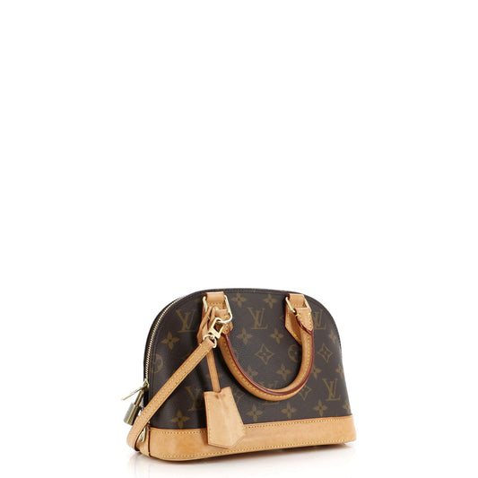 Louis Vuitton Alma Handbag Monogram Canvas BB