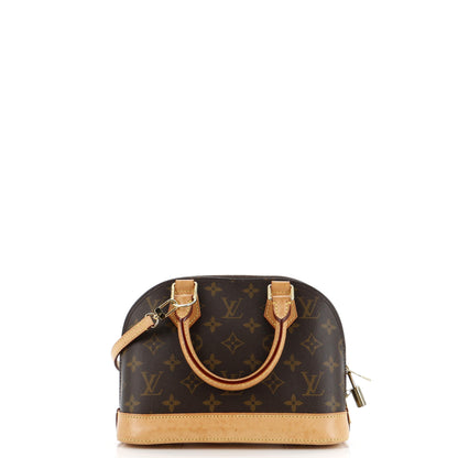 Louis Vuitton Alma Handbag Monogram Canvas BB