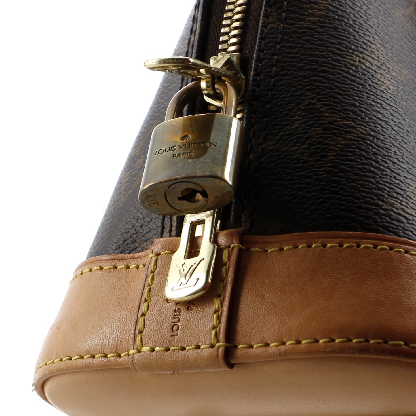 Louis Vuitton Alma Handbag Monogram Canvas BB