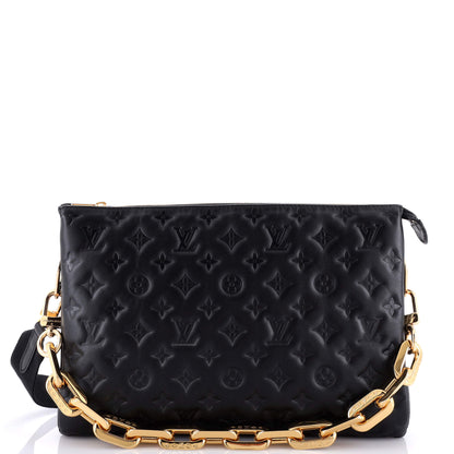 Louis Vuitton Coussin Bag Monogram Embossed Lambskin MM