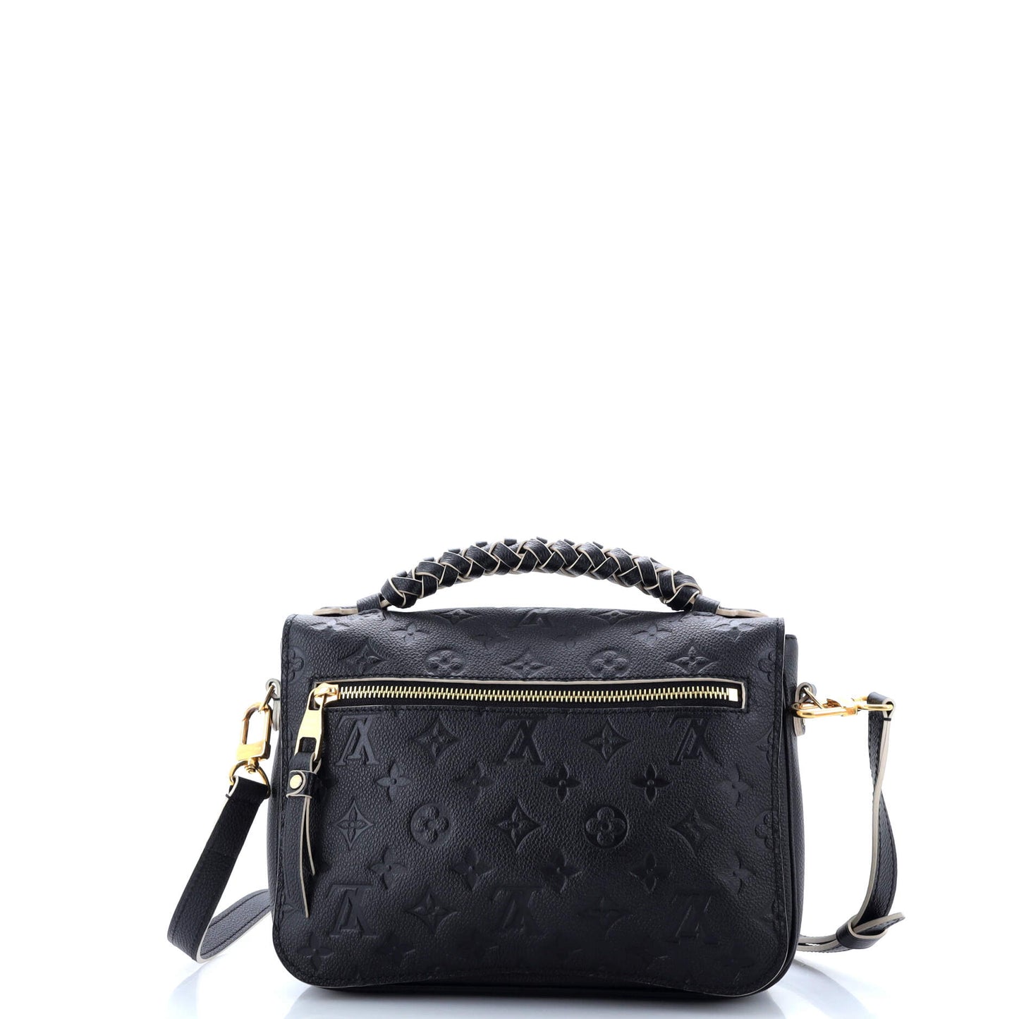 Louis Vuitton Braided Handle Pochette Metis Monogram Empreinte Leather