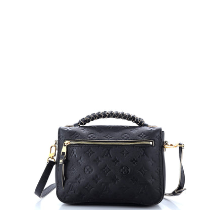 Louis Vuitton Braided Handle Pochette Metis Monogram Empreinte Leather