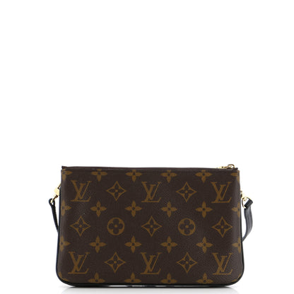 Louis Vuitton Double Zip Pochette Reverse Monogram Giant