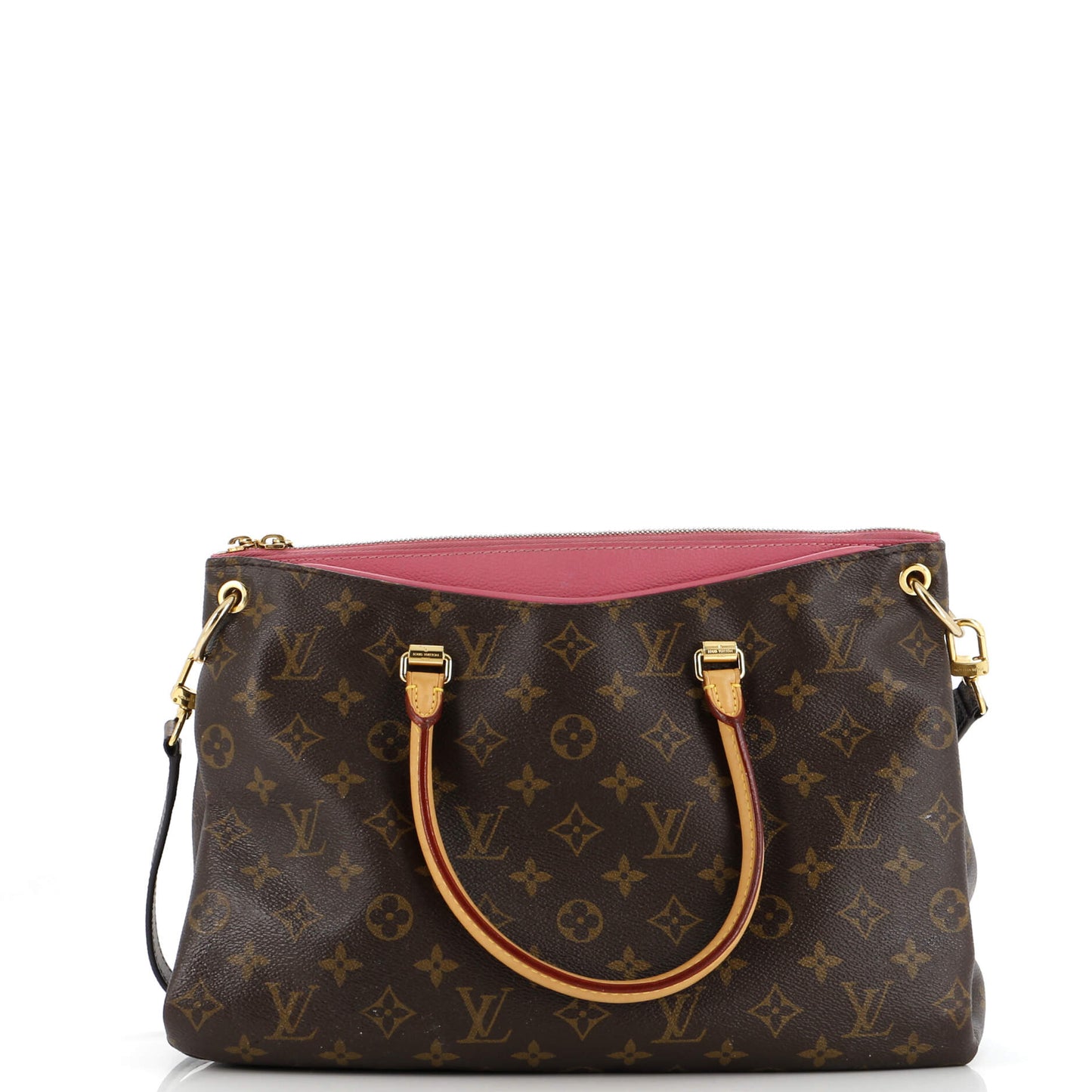 Louis Vuitton Pallas Tote Monogram Canvas with Leather BB