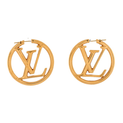 Louis Vuitton Louise Hoop Earrings Metal GM