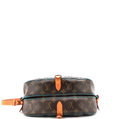 Louis Vuitton Flore Saumur Handbag Perforated Monogram Canvas