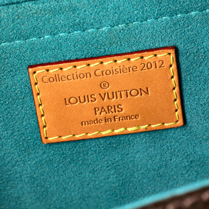 Louis Vuitton Flore Saumur Handbag Perforated Monogram Canvas