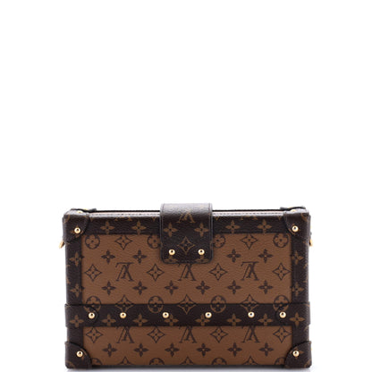 Louis Vuitton Petite Malle Handbag Reverse Monogram Canvas
