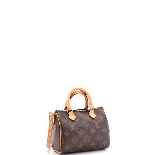 Louis Vuitton Speedy Bandouliere Bag Monogram Canvas Nano