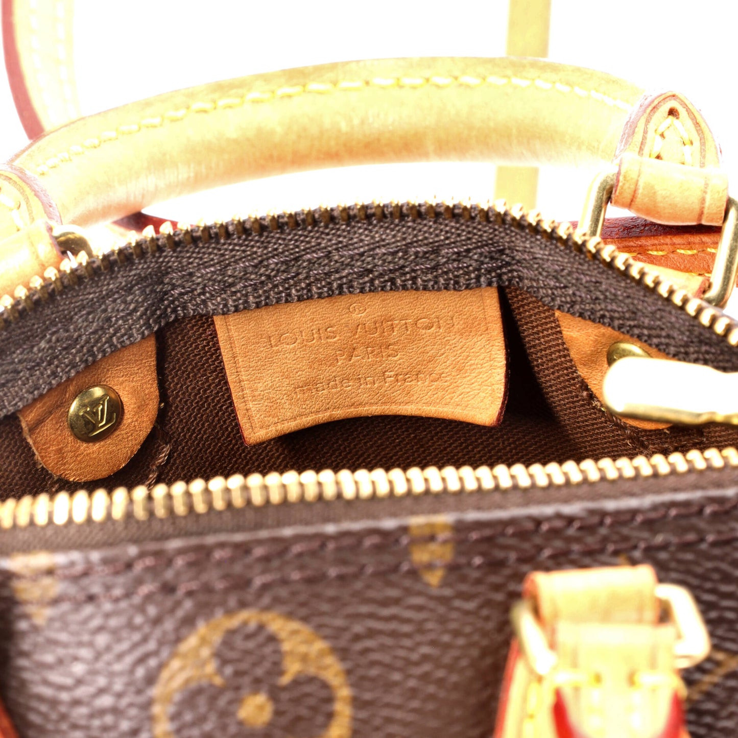 Louis Vuitton Speedy Bandouliere Bag Monogram Canvas Nano