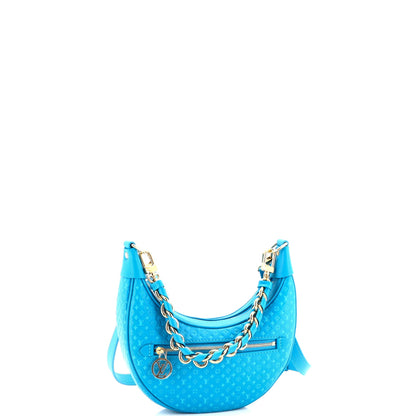 Louis Vuitton Loop Handbag Nanogram Embossed Leather