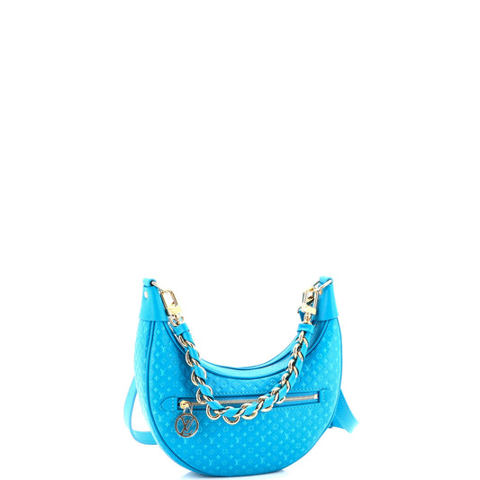Louis Vuitton Loop Handbag Nanogram Embossed Leather