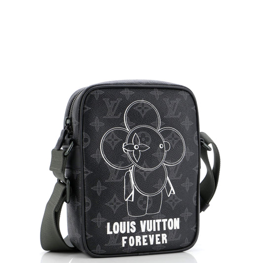 Louis Vuitton Danube Handbag Limited Edition Vivienne Monogram Eclipse PM