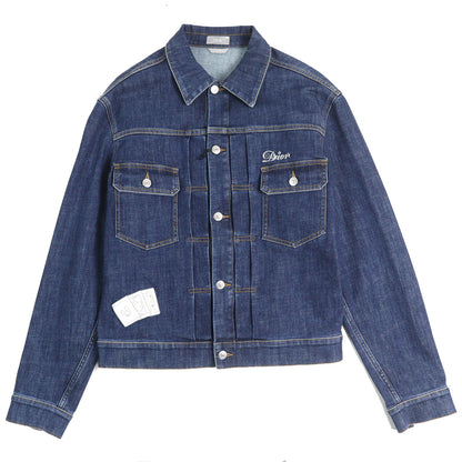 Dior×Kenny Scharf Playing Cards Cotton Polyester Denim Jacket