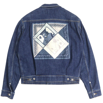 Dior×Kenny Scharf Playing Cards Cotton Polyester Denim Jacket