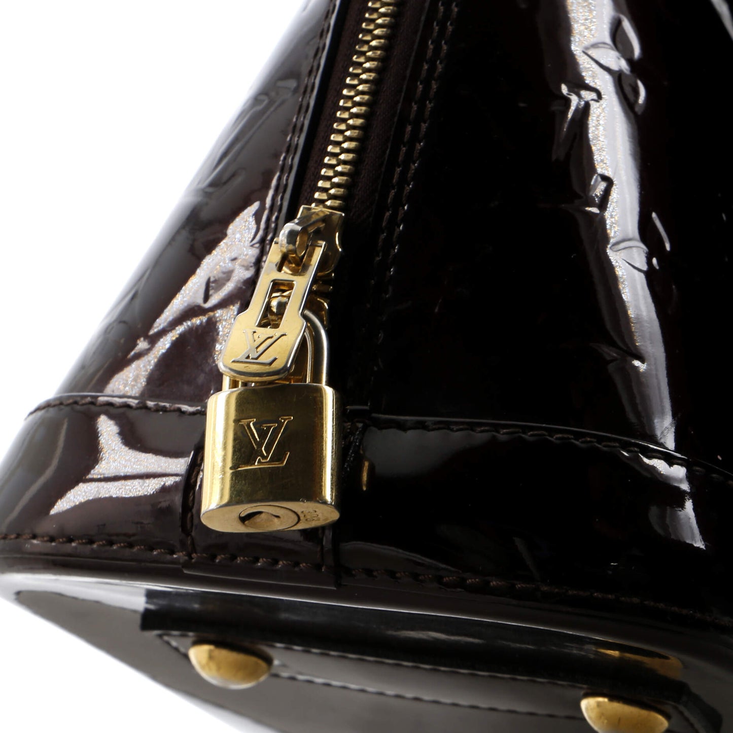 Louis Vuitton Alma Handbag Monogram Vernis PM