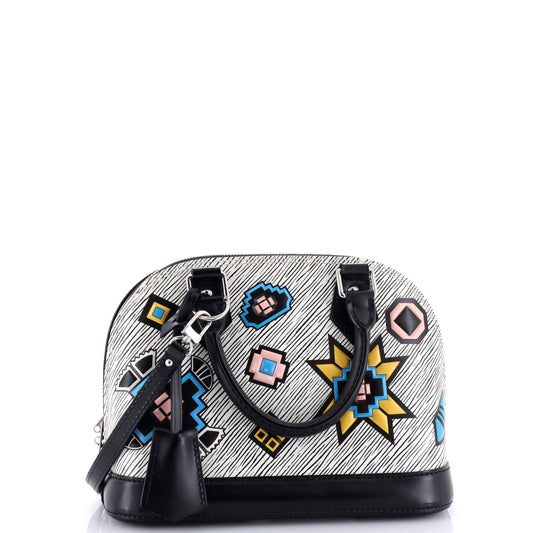 Louis Vuitton Alma Handbag Limited Edition Azteque Epi Leather BB