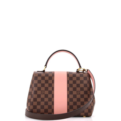 Louis Vuitton Bond Street Handbag Damier with Leather MM