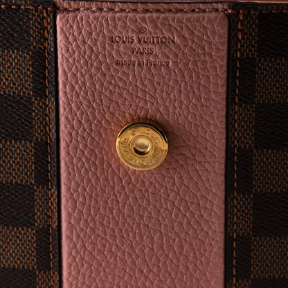 Louis Vuitton Bond Street Handbag Damier with Leather MM