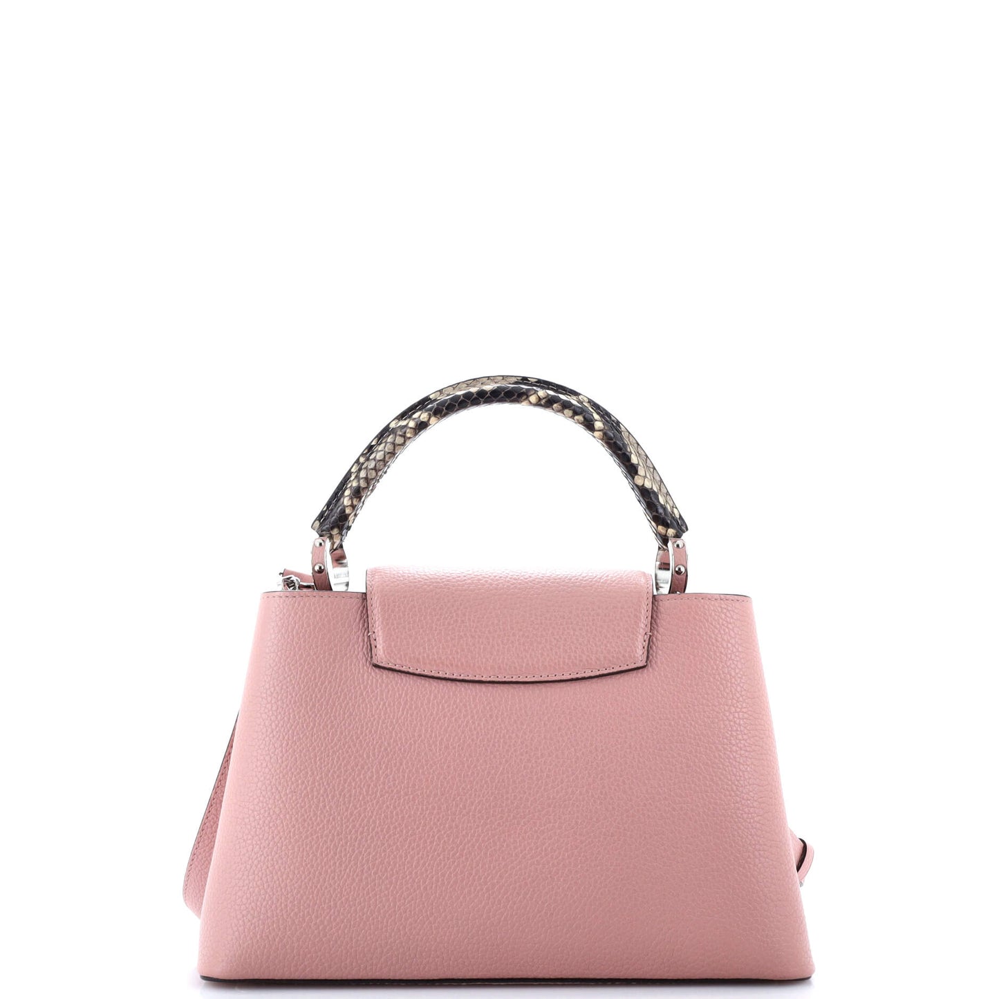 Louis Vuitton Capucines Bag Leather with Python PM