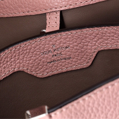 Louis Vuitton Capucines Bag Leather with Python PM