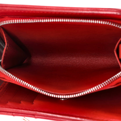Louis Vuitton New Wave Zipped Wallet Quilted Leather Compact