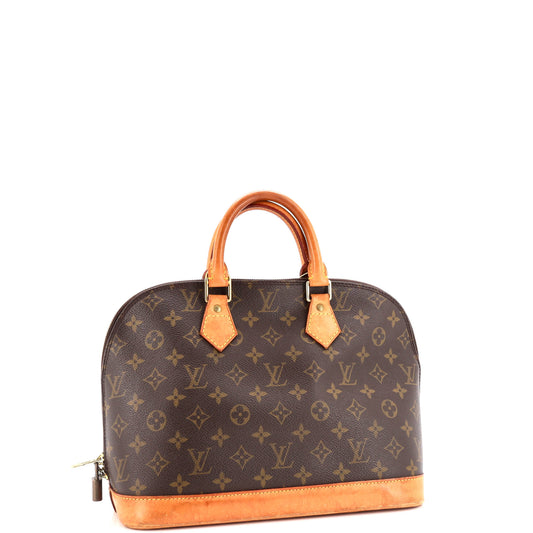 Louis Vuitton Vintage Alma Handbag Monogram Canvas PM
